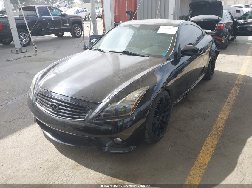 2013 Infiniti G VIN JN1CV6EK5DM900793 IAAI salvage auction — REAR END, Salvage (California), sold $2,050 on 2026-07-08 (photo 2)