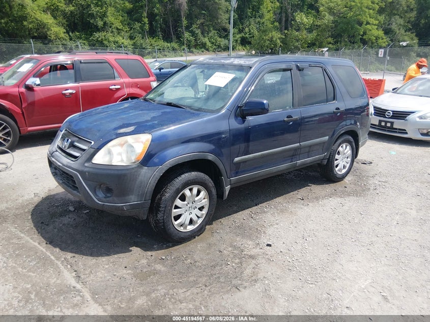 2006 Honda Cr-v VIN SHSRD78816U422960 IAAI salvage auction — NORMAL WEAR, Clear (Tennessee), sold $600 on 2026-07-21 (photo 2)