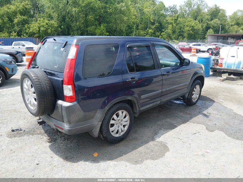 2006 Honda Cr-v VIN SHSRD78816U422960 IAAI salvage auction — NORMAL WEAR, Clear (Tennessee), sold $600 on 2026-07-21 (photo 4)