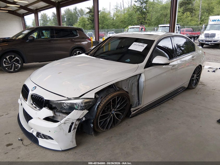 2018 BMW 3er VIN WBA8B7C51JA573138 IAAI salvage auction — FRONT END, Bill Of Sale (Washington), sold $14,650 on 2026-07-08 (photo 2)