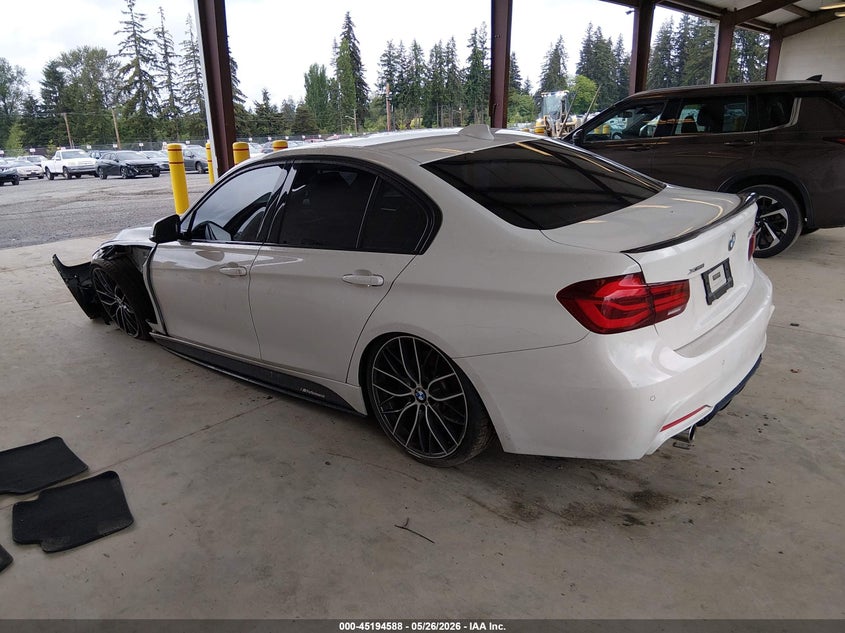 2018 BMW 3er VIN WBA8B7C51JA573138 IAAI salvage auction — FRONT END, Bill Of Sale (Washington), sold $14,650 on 2026-07-08 (photo 3)