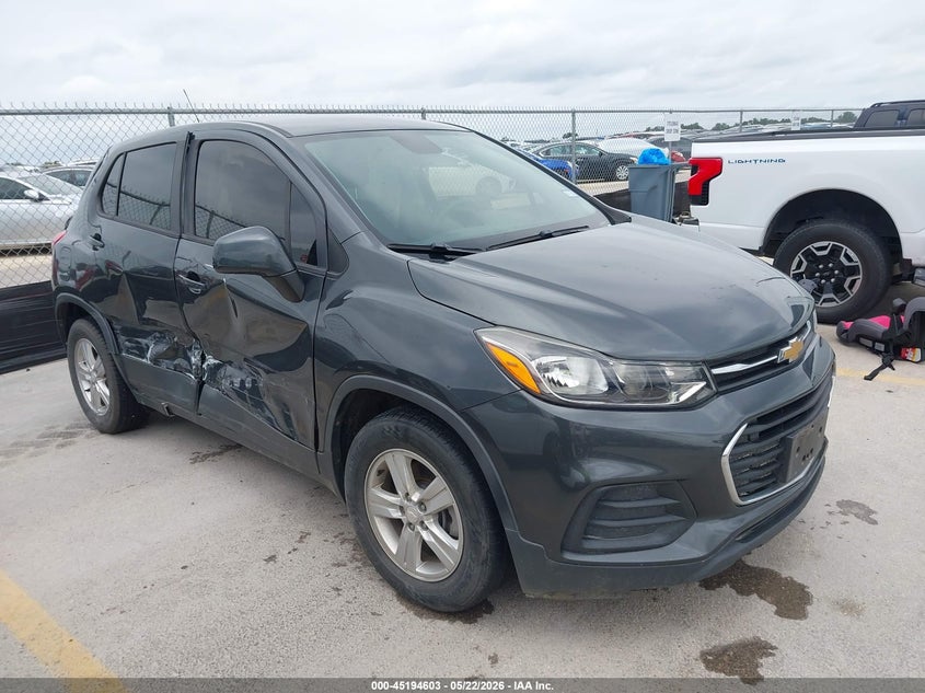 2020 Chevrolet Trax VIN 3GNCJKSB2LL211428 IAAI salvage auction — RIGHT SIDE, Salvage (Texas), sold $2,250 on 2026-07-09 (photo 1)