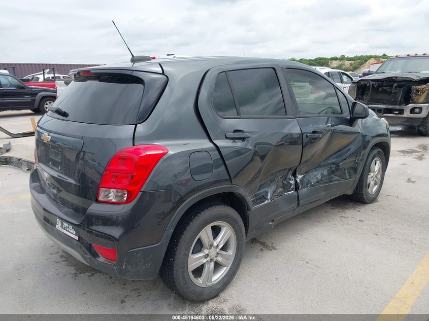 2020 Chevrolet Trax VIN 3GNCJKSB2LL211428 IAAI salvage auction — RIGHT SIDE, Salvage (Texas), sold $2,250 on 2026-07-09 (photo 4)