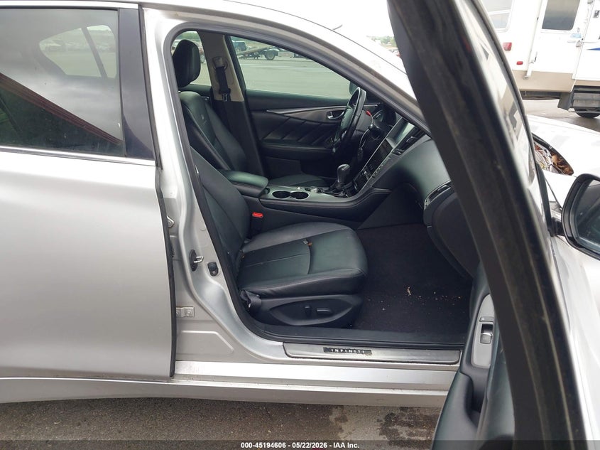 2014 Infiniti Q50 VIN JN1BV7APXEM689286 IAAI salvage auction — NORMAL WEAR, Certificate Of Title (Nebraska), sold $775 on 2026-07-09 (photo 5)