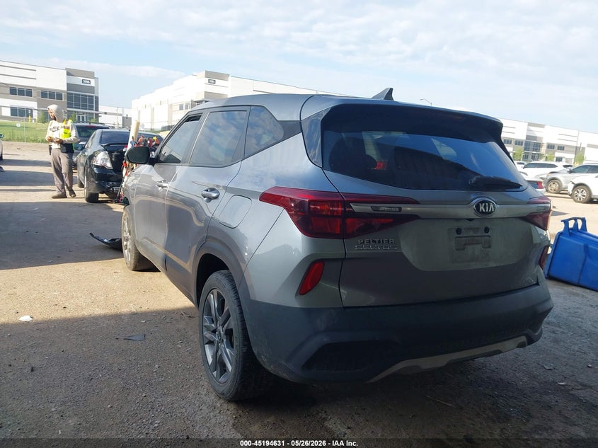 2021 Kia Seltos VIN KNDEPCAA4M7049449 IAAI salvage auction — FRONT END, Original (Texas), sold $3,900 on 2026-08-01 (photo 3)