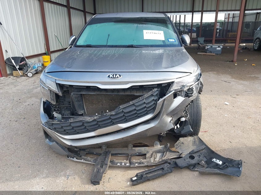 2021 Kia Seltos VIN KNDEPCAA4M7049449 IAAI salvage auction — FRONT END, Original (Texas), sold $3,900 on 2026-08-01 (photo 6)