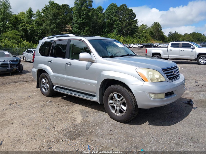 2008 Lexus Gx 470 VIN JTJBT20X080163846 IAAI salvage auction — LEFT FRONT, Salvage (Mississippi), sold $3,150 on 2026-07-08 (photo 1)