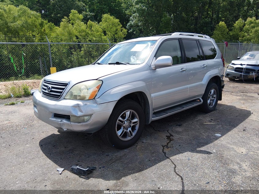 2008 Lexus Gx 470 VIN JTJBT20X080163846 IAAI salvage auction — LEFT FRONT, Salvage (Mississippi), sold $3,150 on 2026-07-08 (photo 2)