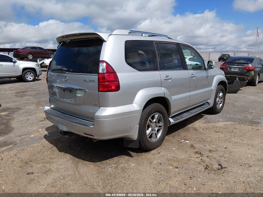 2008 Lexus Gx 470 VIN JTJBT20X080163846 IAAI salvage auction — LEFT FRONT, Salvage (Mississippi), sold $3,150 on 2026-07-08 (photo 4)