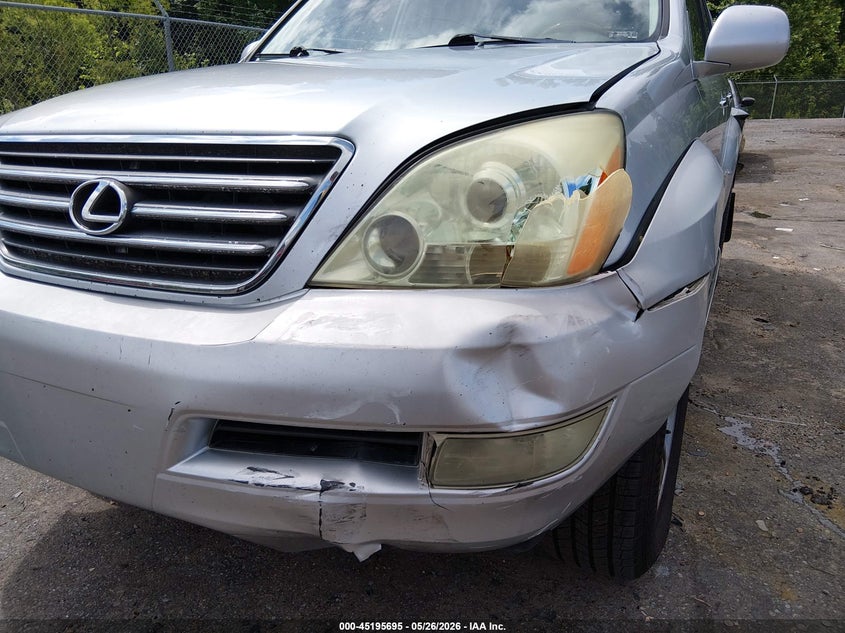 2008 Lexus Gx 470 VIN JTJBT20X080163846 IAAI salvage auction — LEFT FRONT, Salvage (Mississippi), sold $3,150 on 2026-07-08 (photo 6)