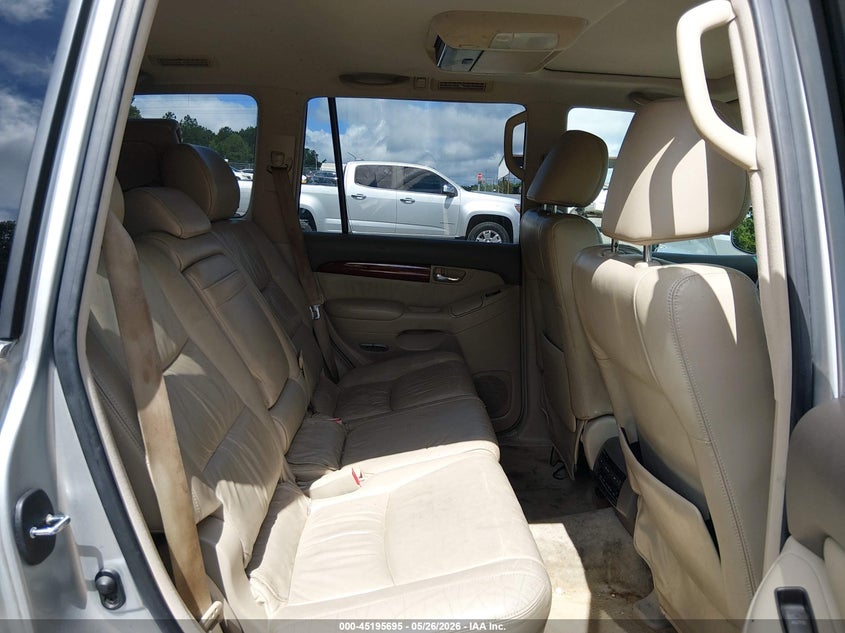 2008 Lexus Gx 470 VIN JTJBT20X080163846 IAAI salvage auction — LEFT FRONT, Salvage (Mississippi), sold $3,150 on 2026-07-08 (photo 8)