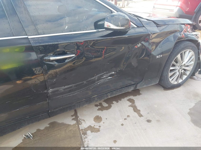 2019 Infiniti Q50 VIN JN1EV7AP8KM515273 IAAI salvage auction — REPOSSESSION, Original (Texas), sold $2,150 on 2026-07-14 (photo 6)