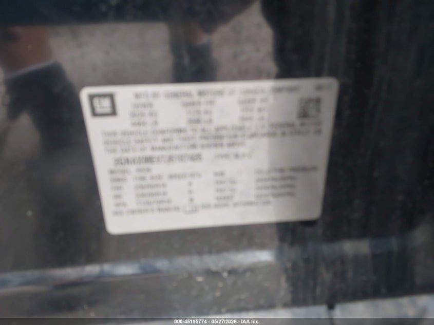 2018 Chevrolet Equinox VIN 2GNAXMEV7J6187426 IAAI salvage auction — FRONT END, Salvage Title, sold $675 on 2026-07-22 (photo 9)