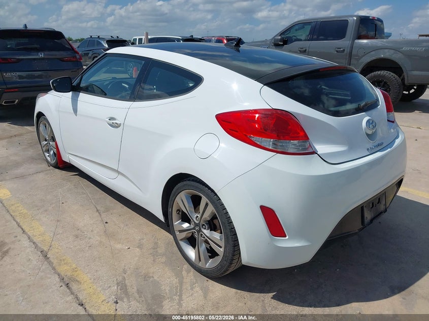 2017 Hyundai Veloster VIN KMHTC6ADXHU312366 IAAI salvage auction — UNDERCARRIAGE, Original (Texas), sold $475 on 2026-07-29 (photo 3)