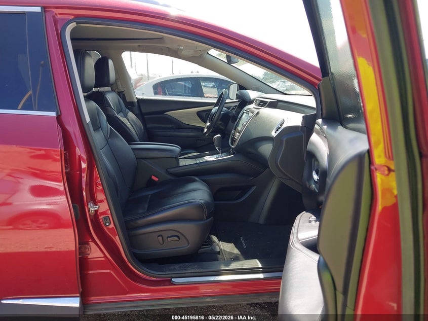 2017 Nissan Murano VIN 5N1AZ2MG6HN113295 IAAI salvage auction — HAIL, Original (Texas), sold $4,075 on 2026-07-09 (photo 5)