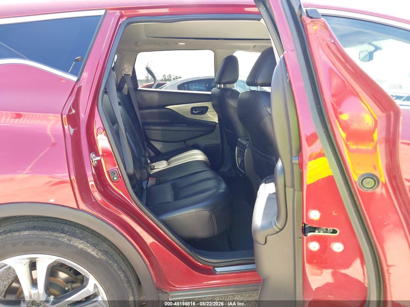 2017 Nissan Murano VIN 5N1AZ2MG6HN113295 IAAI salvage auction — HAIL, Original (Texas), sold $4,075 on 2026-07-09 (photo 8)