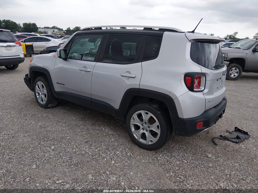 2017 Jeep Renegade VIN ZACCJBDB5HPE50895 IAAI salvage auction — FRONT END, Salvage (Missouri), sold $550 on 2026-08-17 (photo 3)