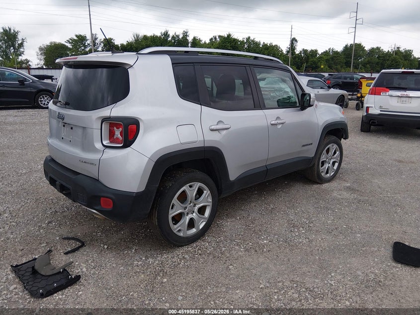 2017 Jeep Renegade VIN ZACCJBDB5HPE50895 IAAI salvage auction — FRONT END, Salvage (Missouri), sold $550 on 2026-08-17 (photo 4)