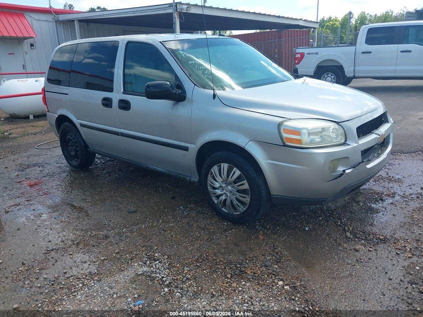 2008 Chevrolet Uplander VIN 1GNDU23138D108985 IAAI salvage auction — FRONT END, Clear (Mississippi), sold $350 on 2026-07-09 (photo 1)