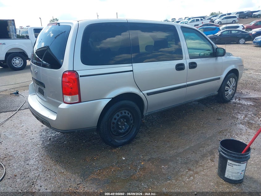 2008 Chevrolet Uplander VIN 1GNDU23138D108985 IAAI salvage auction — FRONT END, Clear (Mississippi), sold $350 on 2026-07-09 (photo 4)