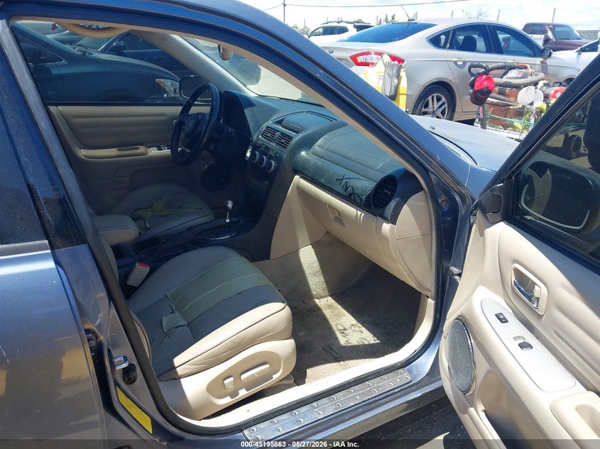 2004 Lexus Is VIN JTHBD192340088828 IAAI salvage auction — NORMAL WEAR, Clear - Dealer Only (California), sold $600 on 2026-07-09 (photo 5)