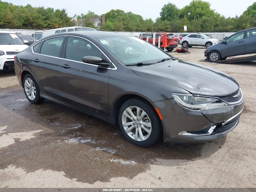 2016 Chrysler 200 VIN 1C3CCCABXGN168414 IAAI salvage auction — FRONT END, Salvage Title, sold $1,850 on 2026-07-29 (photo 1)