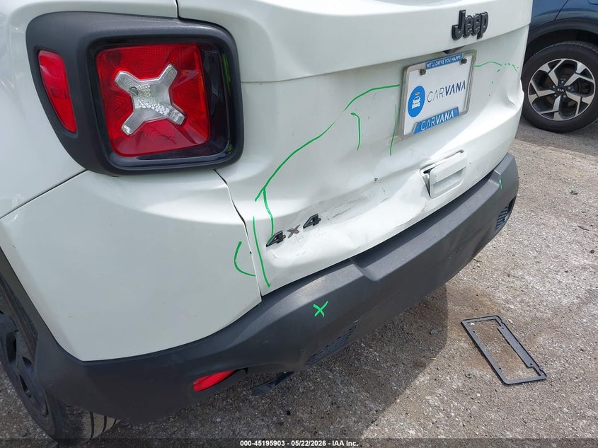 2018 Jeep Renegade VIN ZACCJBBB4JPH99829 IAAI salvage auction — REAR END, Clear (Michigan), sold $3,150 on 2026-07-09 (photo 6)
