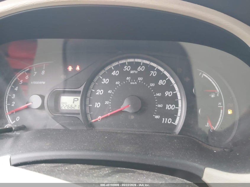 2012 Toyota Sienna VIN 5TDKK3DC4CS183493 IAAI salvage auction — HAIL, Salvage (Kansas), sold $1,050 on 2026-07-15 (photo 7)