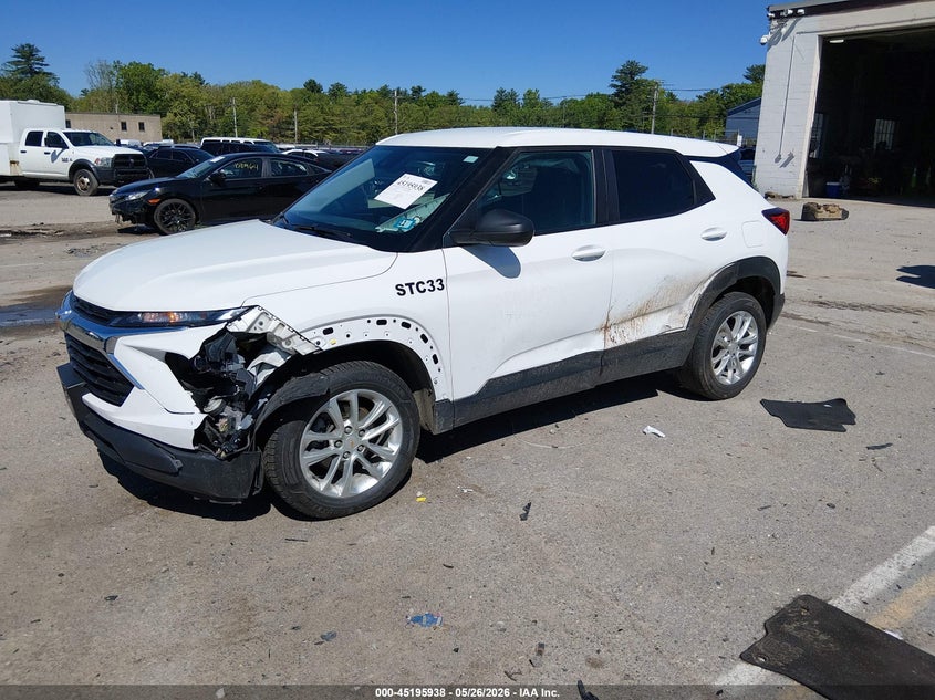 2025 Chevrolet Trailblazer VIN KL79MNSL5SB082344 IAAI salvage auction — LEFT FRONT, Salvage (New Hampshire), sold $4,850 on 2026-07-29 (photo 2)