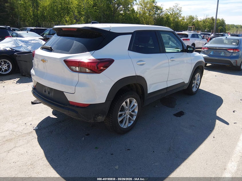 2025 Chevrolet Trailblazer VIN KL79MNSL5SB082344 IAAI salvage auction — LEFT FRONT, Salvage (New Hampshire), sold $4,850 on 2026-07-29 (photo 4)