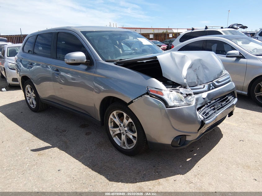 2014 Mitsubishi Outlander VIN JA4AZ3A38EZ011457 IAAI salvage auction — FRONT END, Salvage (Colorado), sold $675 on 2026-07-07 (photo 1)