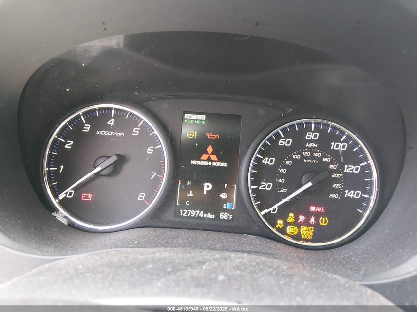 2014 Mitsubishi Outlander VIN JA4AZ3A38EZ011457 IAAI salvage auction — FRONT END, Salvage (Colorado), sold $675 on 2026-07-07 (photo 7)