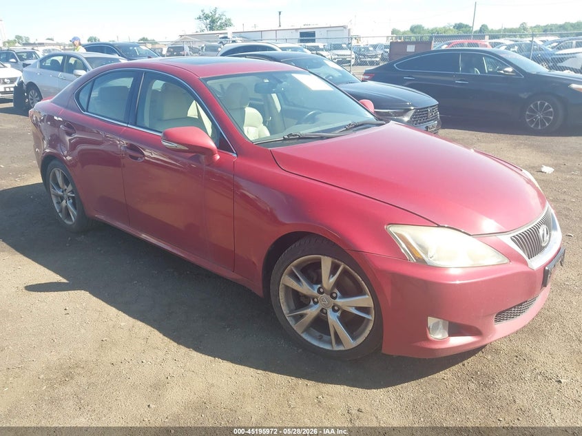 2010 Lexus Is VIN JTHBF5C21A5109491 IAAI salvage auction — FRONT END, Salvage (New Jersey), sold $1,800 on 2026-07-27 (photo 1)