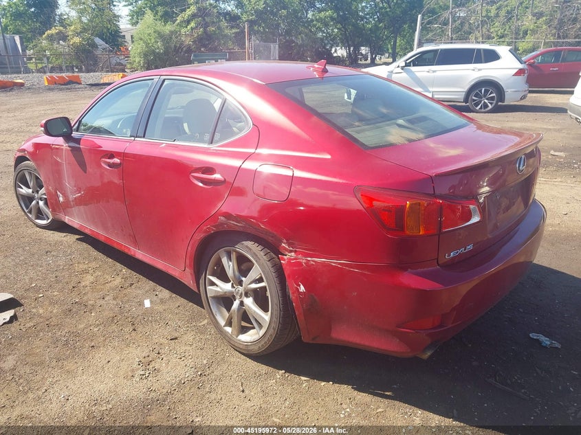 2010 Lexus Is VIN JTHBF5C21A5109491 IAAI salvage auction — FRONT END, Salvage (New Jersey), sold $1,800 on 2026-07-27 (photo 3)