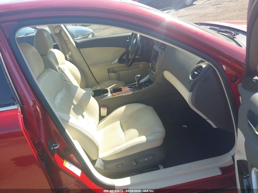 2010 Lexus Is VIN JTHBF5C21A5109491 IAAI salvage auction — FRONT END, Salvage (New Jersey), sold $600 on 2026-07-26 (photo 5)