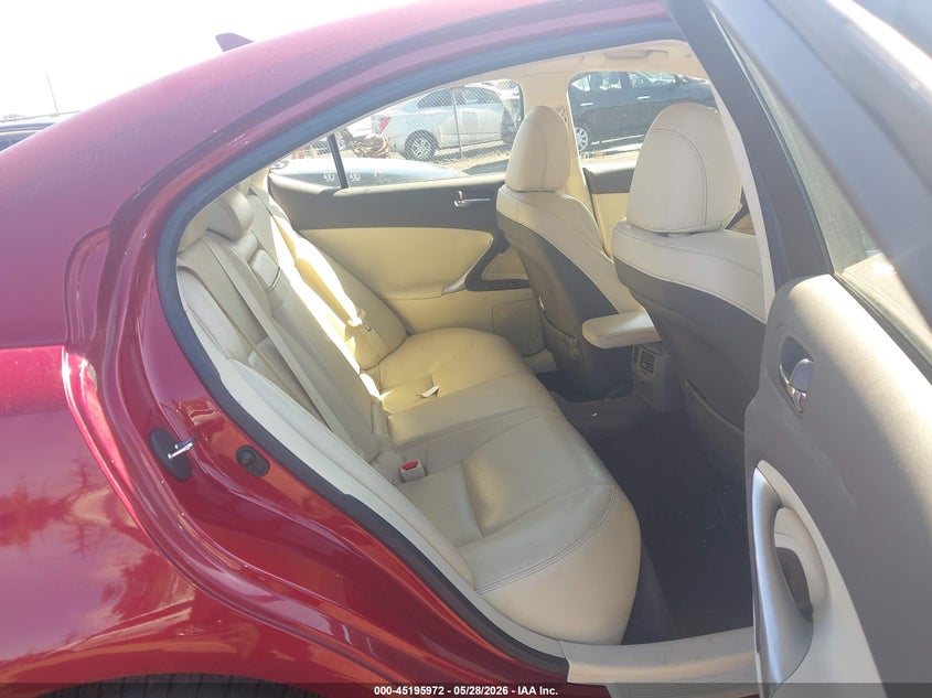 2010 Lexus Is VIN JTHBF5C21A5109491 IAAI salvage auction — FRONT END, Salvage (New Jersey), sold $600 on 2026-07-26 (photo 8)
