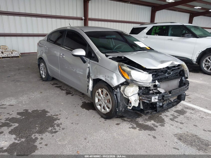 2016 Kia Rio VIN KNADM4A30G6596060 IAAI salvage auction — FRONT END, Clear (Indiana), sold $375 on 2026-07-09 (photo 1)