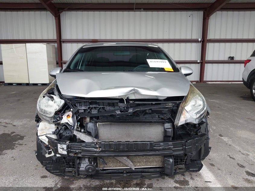 2016 Kia Rio VIN KNADM4A30G6596060 IAAI salvage auction — FRONT END, Clear (Indiana), sold $375 on 2026-07-09 (photo 6)