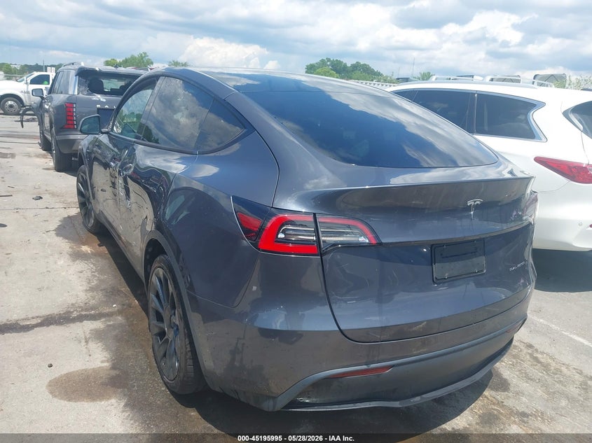 2021 Tesla Model y VIN 5YJYGDEE3MF141288 IAAI salvage auction — FRONT END, Salvage Title, sold $9,975 on 2026-07-06 (photo 3)
