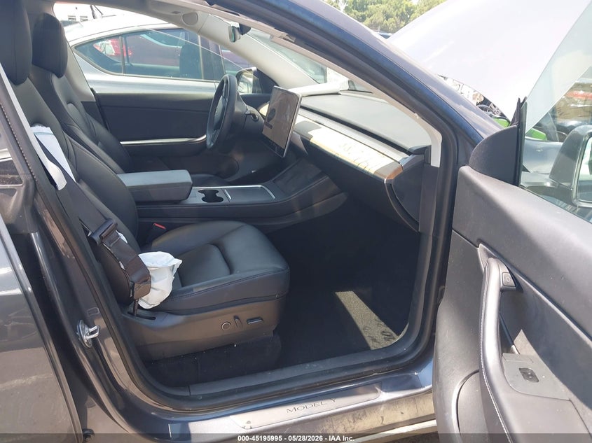 2021 Tesla Model y VIN 5YJYGDEE3MF141288 IAAI salvage auction — FRONT END, Salvage Title, sold $9,975 on 2026-07-06 (photo 5)