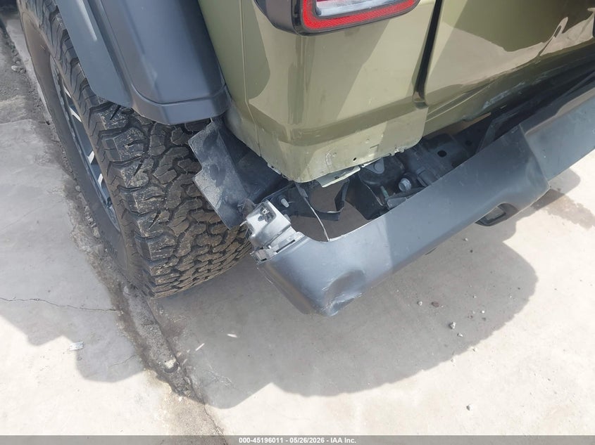 2025 Jeep Wrangler / VIN 1C4RJXDN4SW509513 IAAI salvage auction — REAR END, Salvage (Texas), sold $16,300 on 2026-07-28 (photo 6)