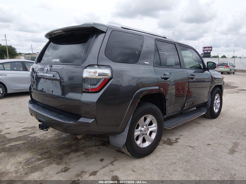 2016 Toyota 4runner VIN JTEZU5JR4G5135741 IAAI salvage auction — RIGHT SIDE, Salvage Title, sold $13,950 on 2026-07-10 (photo 4)