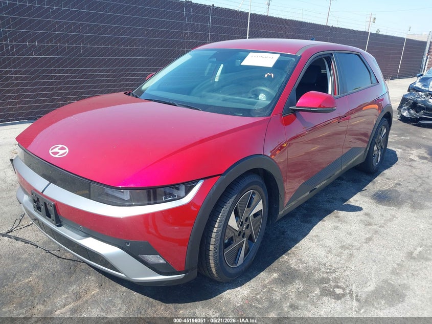 2026 Hyundai Ioniq 5 VIN 7YAKN4DA8TY045223 IAAI salvage auction — RIGHT FRONT, Salvage (California), sold $12,100 on 2026-08-21 (photo 2)