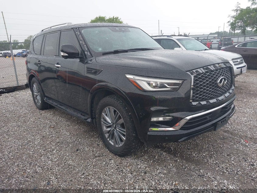 2021 Infiniti Qx80 VIN JN8AZ2AE4M9270497 IAAI salvage auction — HAIL, Clear (Missouri), sold $4,150 on 2026-07-06 (photo 1)