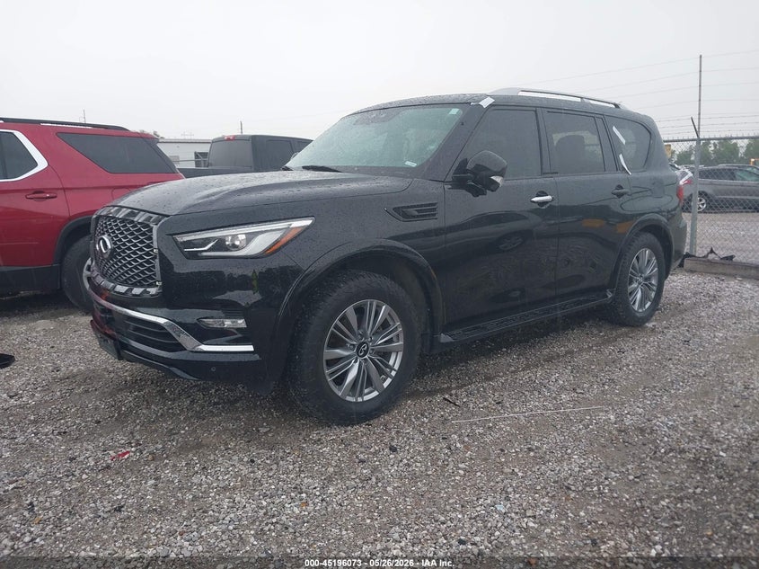 2021 Infiniti Qx80 VIN JN8AZ2AE4M9270497 IAAI salvage auction — HAIL, Clear (Missouri), sold $4,150 on 2026-07-06 (photo 2)