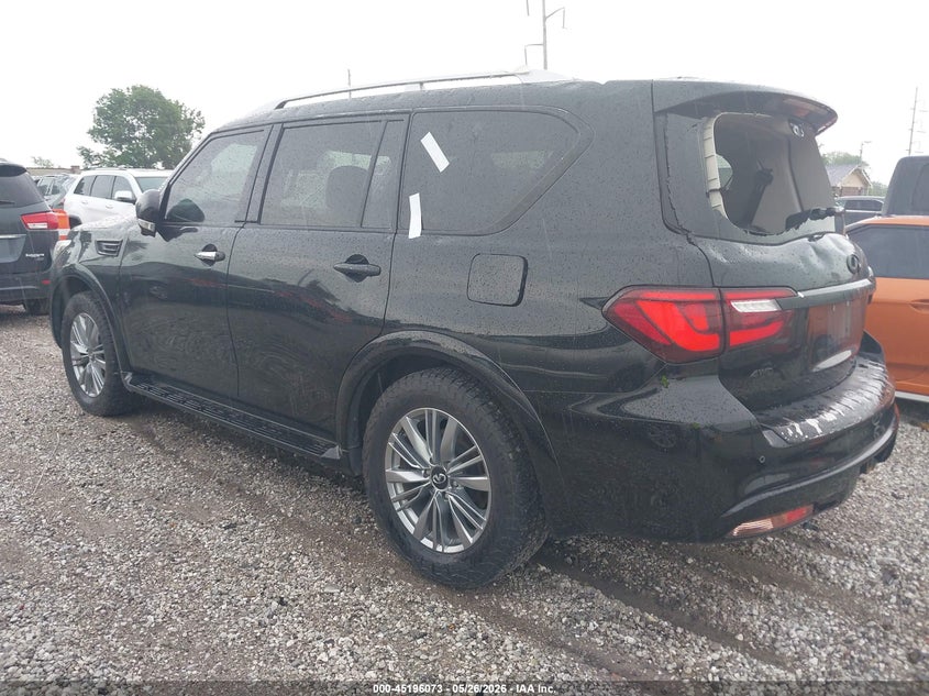 2021 Infiniti Qx80 VIN JN8AZ2AE4M9270497 IAAI salvage auction — HAIL, Clear (Missouri), sold $4,150 on 2026-07-06 (photo 3)