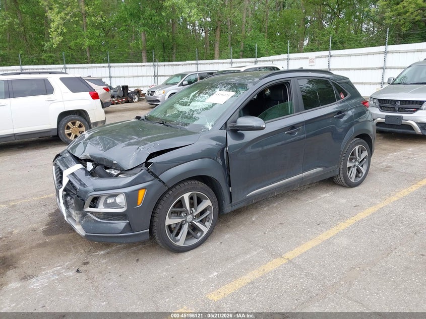2021 Hyundai Kona VIN KM8K3CA5XMU733498 IAAI salvage auction — FRONT END, Salvage (Georgia), sold $2,200 on 2026-07-20 (photo 2)