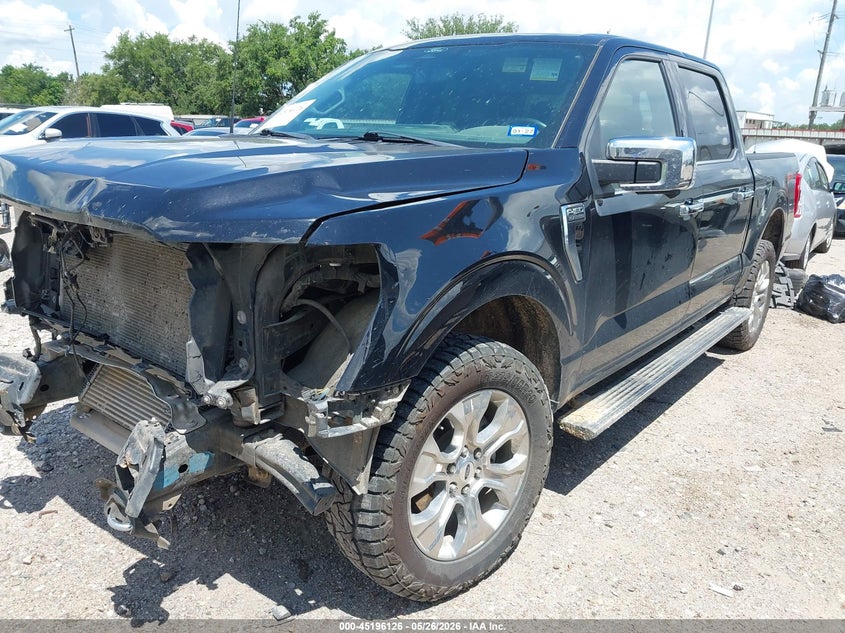 2022 Ford F-150 VIN 1FTFW1E80NFB58114 IAAI salvage auction — FRONT END, Salvage Title, sold $12,600 on 2026-07-09 (photo 2)