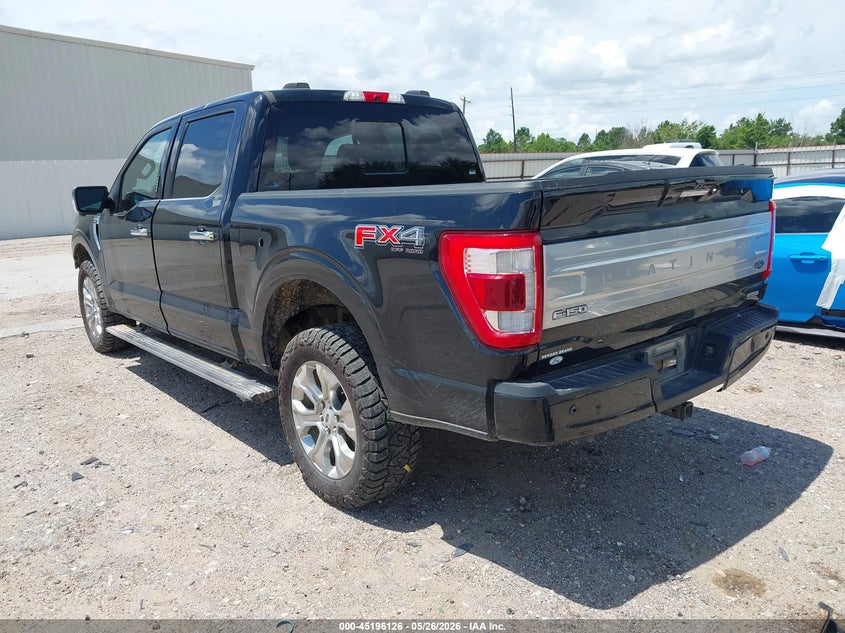 2022 Ford F-150 VIN 1FTFW1E80NFB58114 IAAI salvage auction — FRONT END, Salvage Title, sold $12,600 on 2026-07-09 (photo 3)