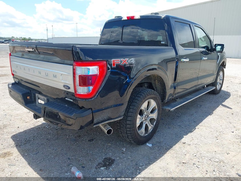 2022 Ford F-150 VIN 1FTFW1E80NFB58114 IAAI salvage auction — FRONT END, Salvage Title, sold $12,600 on 2026-07-09 (photo 4)